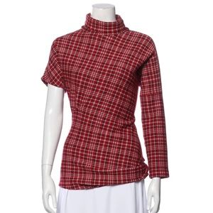 Calvin Klein 205W39NYC Turtleneck Asymmetrical Sweater